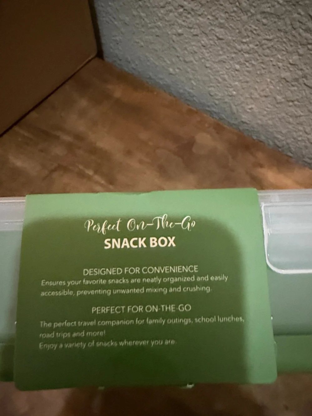 CWC Perfect On-The-Go Snack Box in Green MVP New
